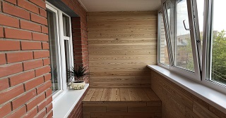Отделка, остекление, утепление балконов в Балтийске от 206 руб. м/2.