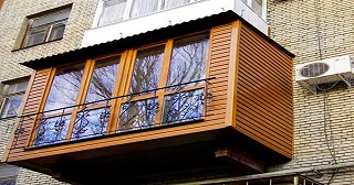Внешняя отделка балкона Балтийск цена от 1029 руб. м/2.